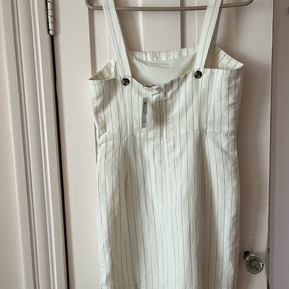 Club Monaco striped square neck mini dress - Picture 4 of 4